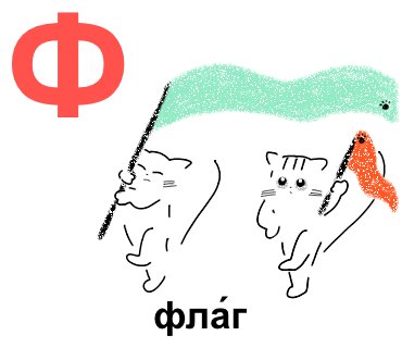 ねこと学ぶ キリル文字 - ロシア語アルファベットの森の散歩