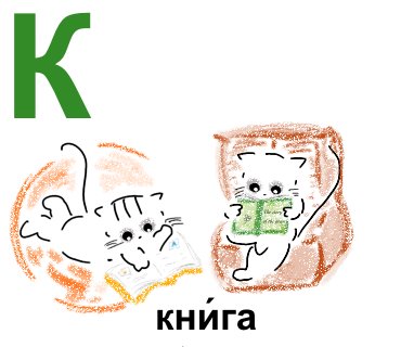 ねこと学ぶ キリル文字 - ロシア語アルファベットの森の散歩
