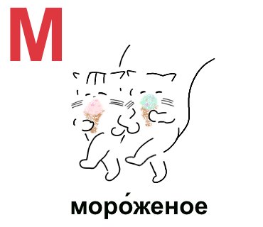 ねこと学ぶ キリル文字 - ロシア語アルファベットの森の散歩