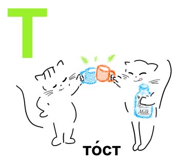 ねこと学ぶ キリル文字 - ロシア語アルファベットの森の散歩